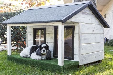 14 casas para perros modernas hechos en casa (construcción + planos)