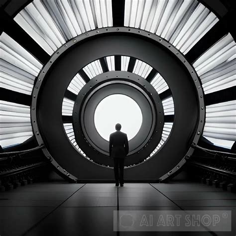 time machine time capsule circle symmetry center  persp