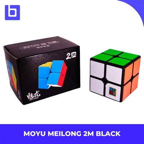 Jual Rubik 2x2 Moyu Meilong 2M 2x2 Magnetic Original Black Base