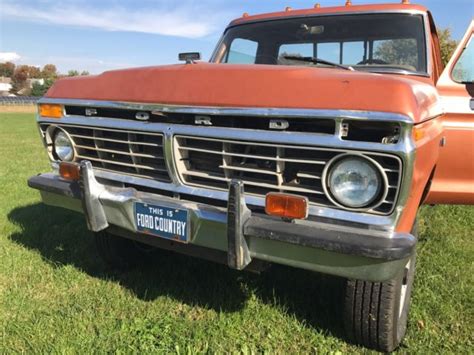 1975 Ford F 250 4x4 Explorer Package Highboy Restoration Project 360