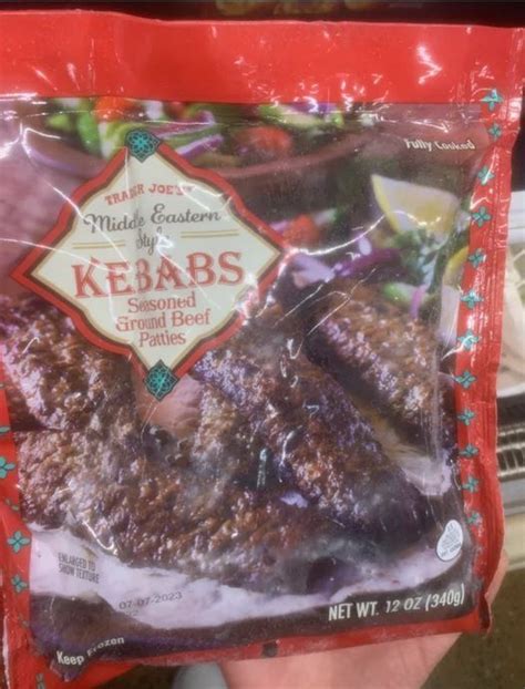 Trader Joe S Middle Eastern Style Kebabs Beef Kebab Beef Patty