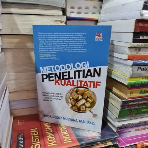 Jual Metodologi Penelitian Kualitatif By Prof Deddy Mulyana Shopee