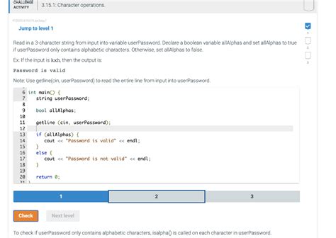 Solved Jump To Level 1 Read In A 3 Character String From Chegg