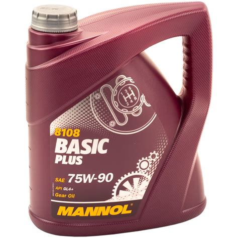 MANNOL Getriebeöl 75W 90 Basic Plus API GL 4 4 Liter online im M 23 95