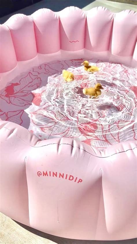 The Minnidip X Everygirl Luxe Inflatable Pool Inflatable Pool Cute