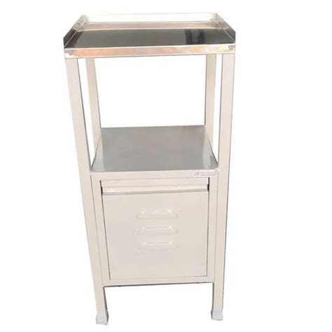 Stainless Steel Hospital Bedside Locker Powder Coated At Rs In Indore