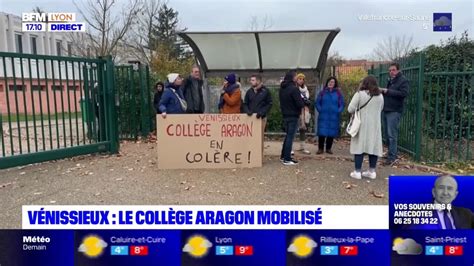 V Nissieux Les Enseignants Du Coll Ge Louis Aragon Se Mobilisent