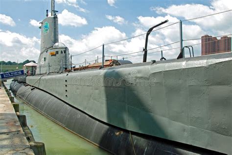 The USS Torsk Submarine in the Inner Harbor of Baltimore Editorial ...