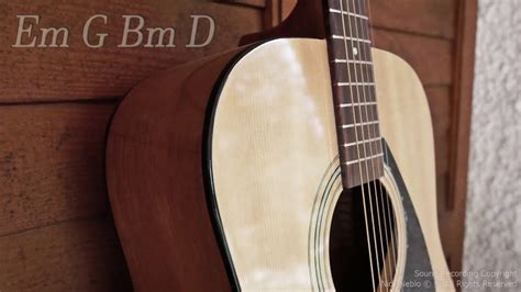 Instrumental Acoustic Guitar Backing Track E Minor Youtube