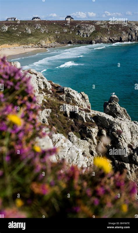 Camaret Pointe De Pen Hir Headland Stock Photo Alamy