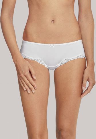 Bikini Hipster Micro Qualit T Mit Spitze Wei Pure Micro Schiesser