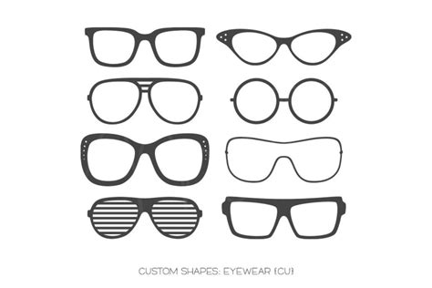 Eyewear Shapes Graphic by Miss Tiina · Creative Fabrica