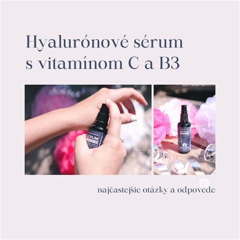 NOVINKA Hyalurónové sérum s vitamínom C a B3 Renovality