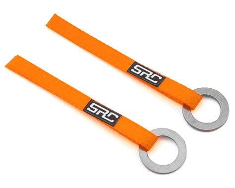 Sideways Rc Scale Drift Nylon Tow Sling W Ring Hook Orange Rc