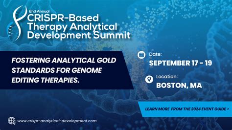 Nd Crispr Based Therapy Analytical Development Summit Pharmaphorum