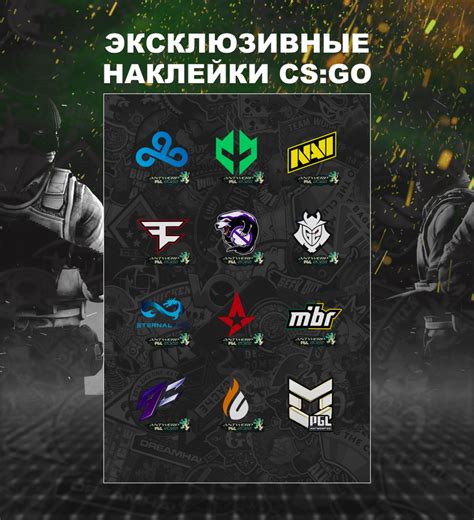 Наклейки КСГО КС ГО CS GO CS2 PGL Major Antwerp 2022 купить с