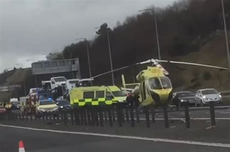 Driver Died In M62 Crash After Collapsing At The Wheel Of Car