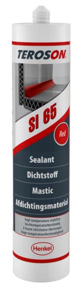 Teroson SI 65 Rot 300ml Silikon Kleb Und Dichtstoff Plaschna Co