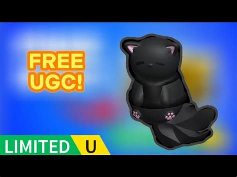 LIMITED CONSIGUE ESTE GATO NEGRO GRATIS EN ROBLOX YouTube