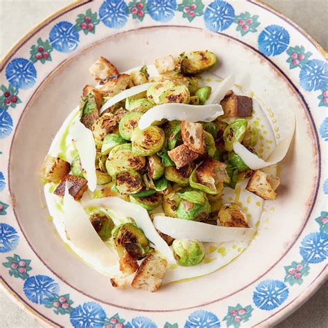 Jamie Olivers Charred Brussels Sprouts Recipe Elle Gourmet