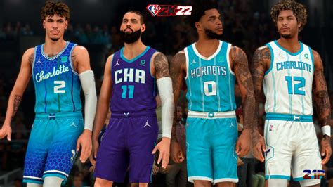 Nba 2k22 Charlotte Hornets Realistic Jerseys By Pinoy21