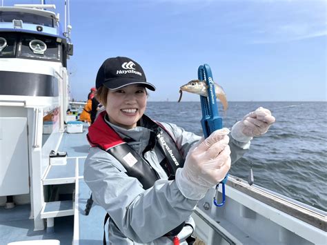 シロギス釣り ハヤブサlady 隼華 Hayaka