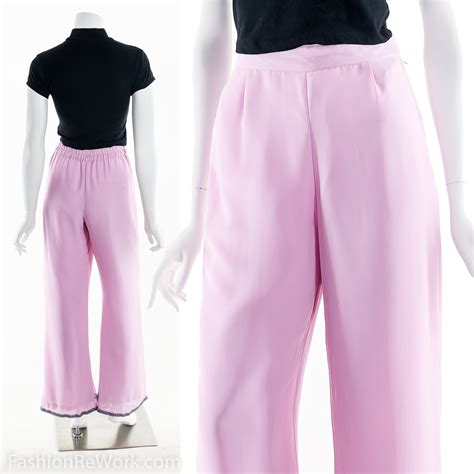 Lavender Pants Purple Pants Beaded Pants High Waist Pants Etsy