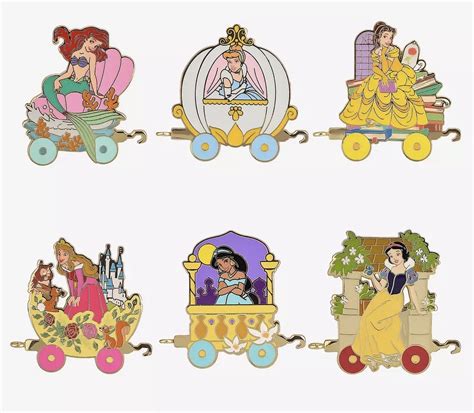 Disney Princesses Train Car Blind Box Pin Set at BoxLunch - Disney Pins ...