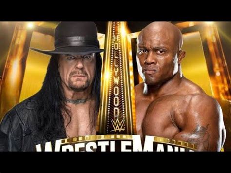 WWE Bobby Lashley VS Undertaker Full Match YouTube