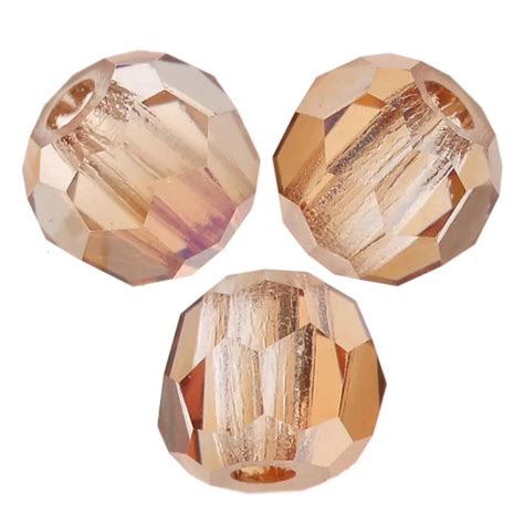 Perles rondes facettées Preciosa Round Bead 3 mm Crystal Celsian