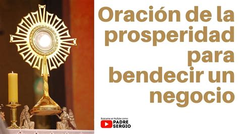 Oración de la prosperidad para bendecir un negocio YouTube