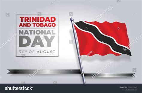 Happy Independence Day Trinidad And Tobago Royalty Free Stock Vector