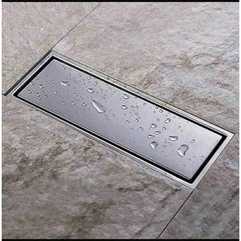 Jual Smart Floor Drain Model Panjang Stainless Saringan Kamar Mandi