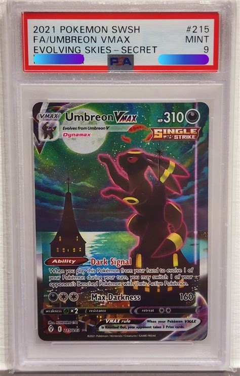 Psa Graded Umbreon Vmax Hobbies Toys Toys Games On Carousell