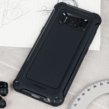 Spigen Rugged Armor Extra Samsung Galaxy S Plus Tough Case Black