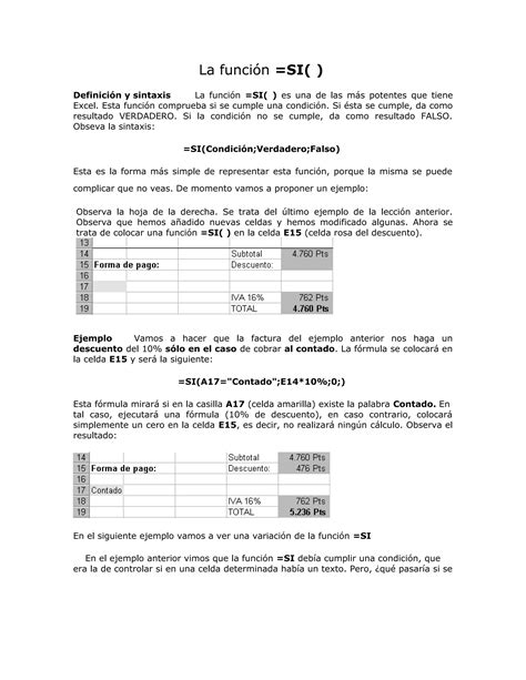 Teoria Funciones Excel PDF