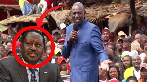 Raila Kama Uko Na Makende Mbili Rudisha Maandamanofearless President