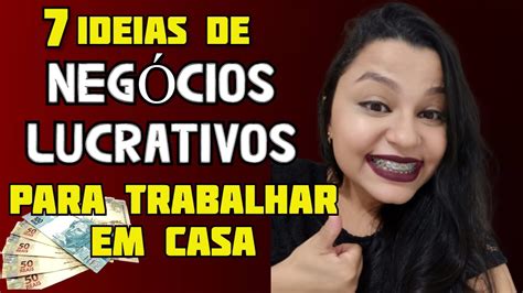 7 ideias de negócios lucrativos para trabalhar em casa pouco