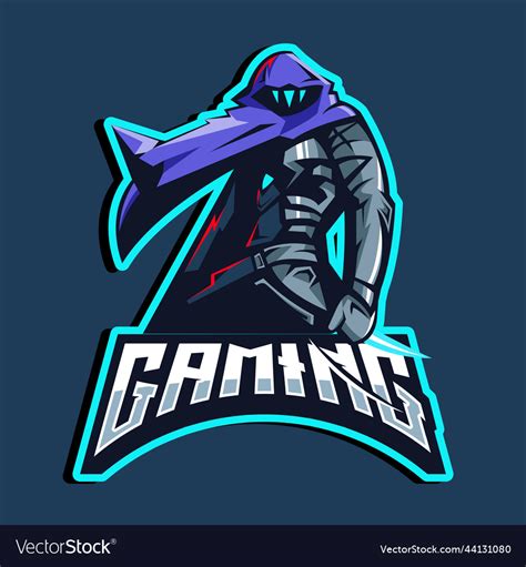 Gaming Character Logo Royalty Free Vector Image