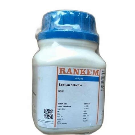 Rankem Hi Pure Sodium Chloride Powder 98 500 Gm At 150 Kg In Kota