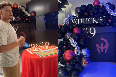 Patrick Mahomes Celebrates 29th Birthday at Party with Pregnant Wife ...