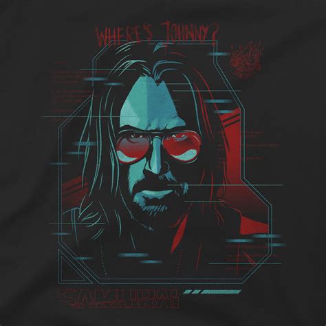 Cyberpunk T Shirt Digital Ghost Noir Elbenwald