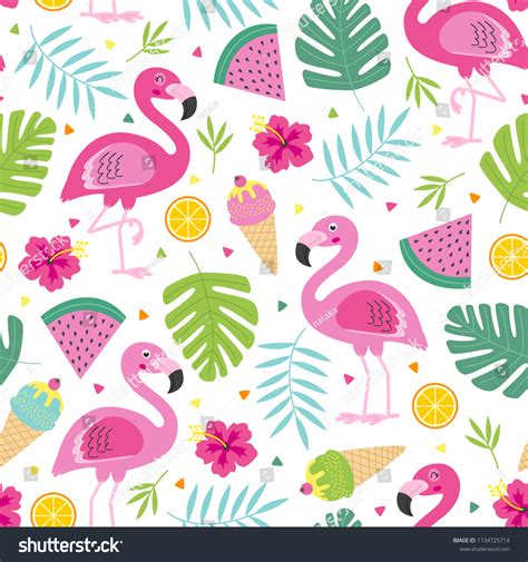 Flamingo Watermelon Pattern Images Browse 2 027 Stock Photos Vectors