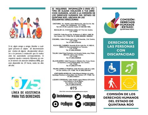 Derechos De Las Personas Con Discapacidad Cdheqroo