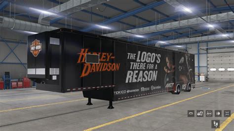 ATS Nascar Featherlite Harley Davidson Trailers Truck Skins X SKIN 엑스스킨