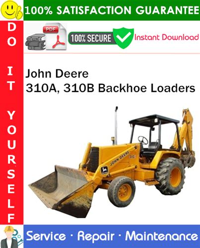 John Deere A B Backhoe Loaders Service Repair Manual Pdf