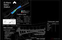 Bus Terminal Terrestrial Plan With All Details Autocad File Dwg