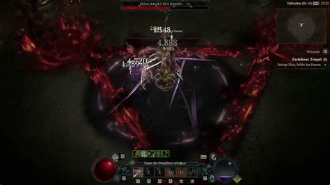 Diablo 4 Zerfallener Tempel Finaldungeon Weltstufe 3 Boss Elias Rogue