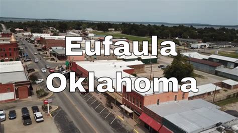 Drone Eufaula Oklahoma Eufaula Lake Canadian River Youtube