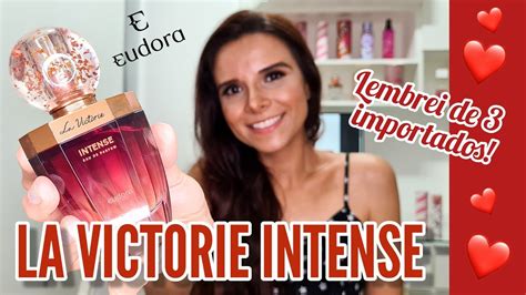 La Victorie Intense Perfume Pontente E Confort Vel Resenha Completa